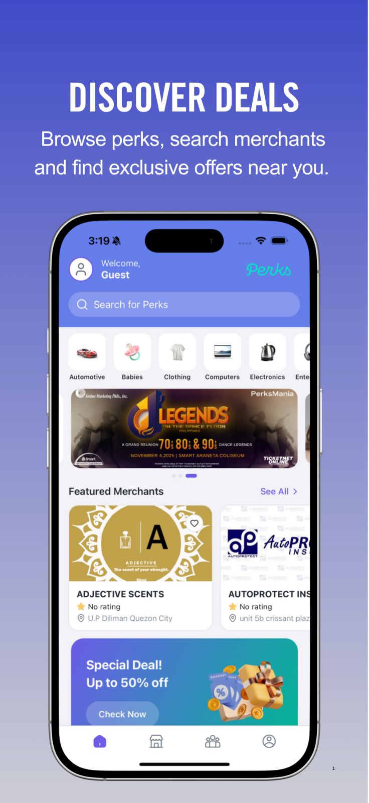 PerksMania App Preview